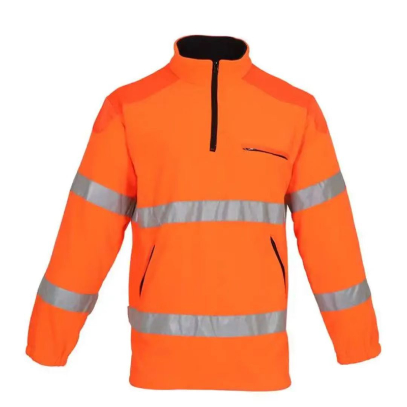 Reflektirajući sigurnosni hoodie za vanjske građevinske radove, zimska zaštita i izdržljivost