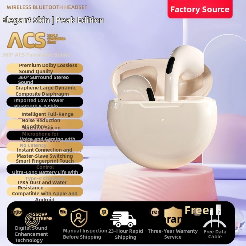 PRO4 Bluetooth slušalice za igranje s jakim basom, E6S, in-ear, stereo, i12