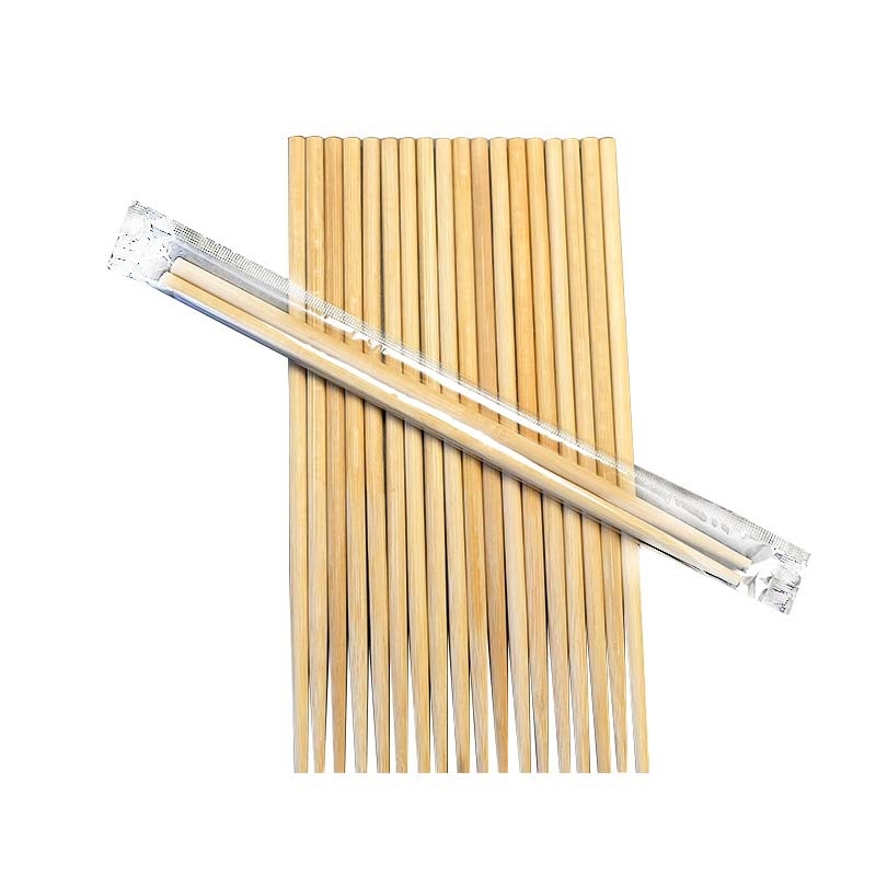 Bețișoare de unică folosință din bambus carbonizate, 100 perechi, ambalare individuală, lungi, pentru catering comercial