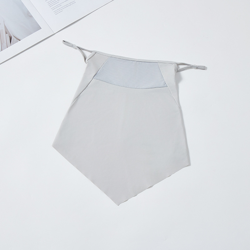 Női nyári UV-védő arcmaszk, vékony háló, lélegző fél arcot fedő, kerékpározáshoz hűsítő ice silk kendő