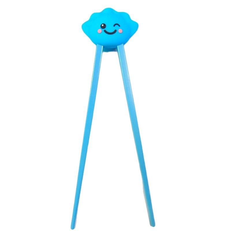Bețe de mâncare pentru copii din silicon, design pește desen animat, antrenament, utilizare zilnică, ambalate individual