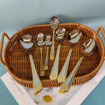 Set de tacâmuri occidentale din oțel inoxidabil, 84 de piese, cuțite, furci și linguri, pentru hoteluri