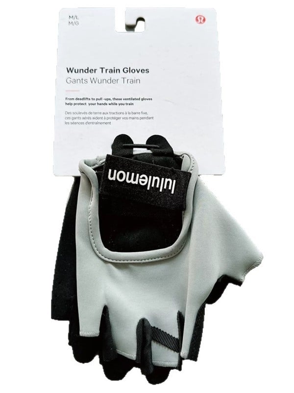 Lulu joga rukavice, unisex, s pola prsta, protuklizne, otporne na habanje, prozračne najlonske za jogu, fitness i vožnju biciklom