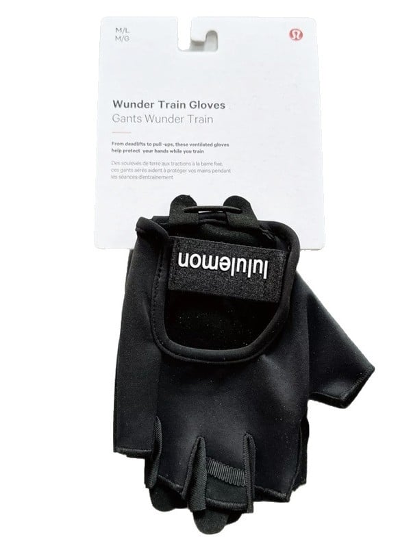Lulu joga rukavice, unisex, s pola prsta, protuklizne, otporne na habanje, prozračne najlonske za jogu, fitness i vožnju biciklom