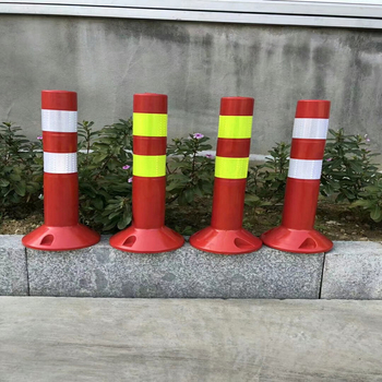 75 cm PU fleksibilni cestovni ograničivač s reflektirajućom površinom, dijeljiva traka i upozoravajuća kolona od PE plastike