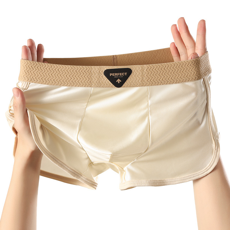 Férfi boxeralsó antibakteriális ice silk anyagból, 7A kategória, egyéni méretre készítve