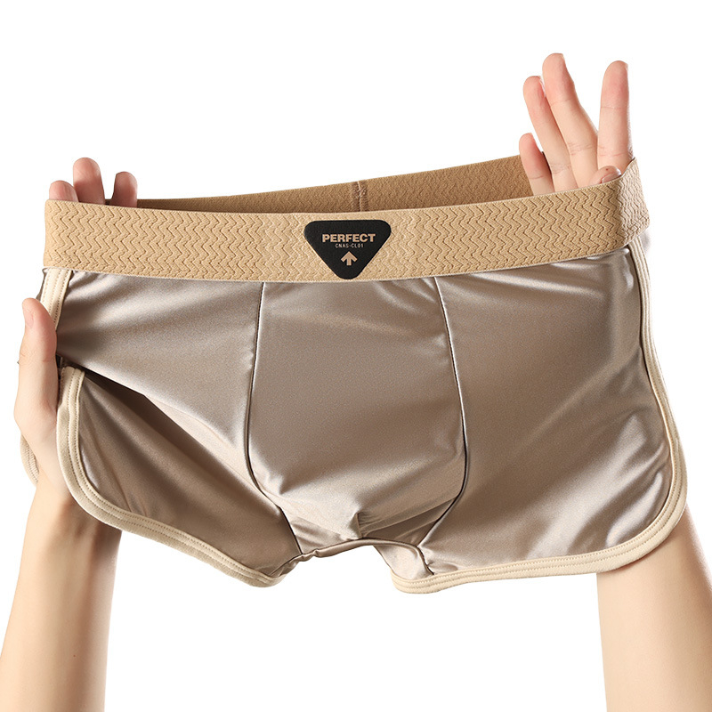 Férfi boxeralsó antibakteriális ice silk anyagból, 7A kategória, egyéni méretre készítve