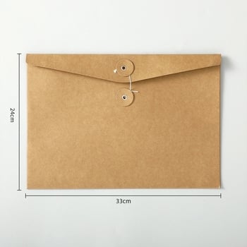 Bez tlače kraftový papier A4 šanón, biela, štýl západného obálky
