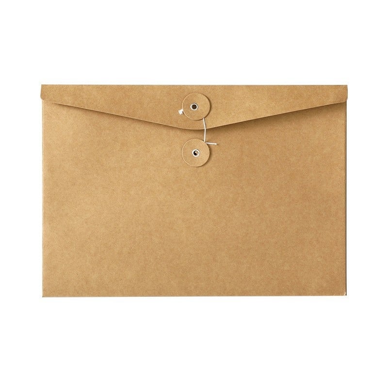 Bez tlače kraftový papier A4 šanón, biela, štýl západného obálky