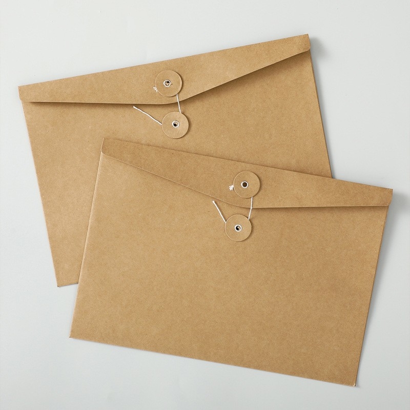 Bez tlače kraftový papier A4 šanón, biela, štýl západného obálky