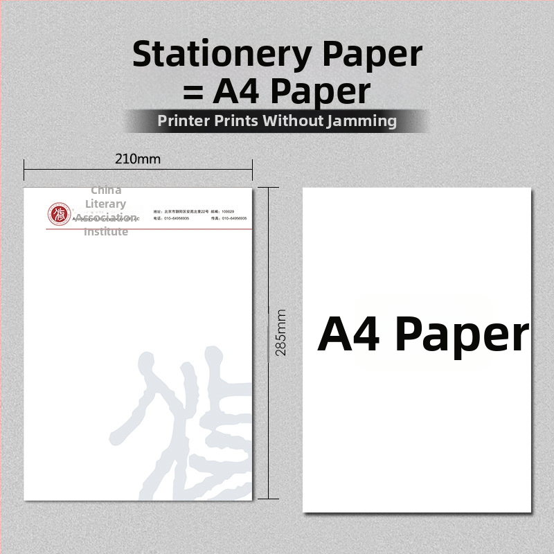 A4 papier na náčrt s logom spoločnosti a firemnou hlavičkou; A5 papier pre hotely a školy