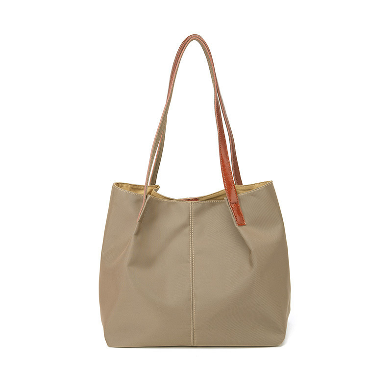 Jednoramena platnena tote torba, casual stil, velika kapaciteta, Oxford tkanina, minimalistička mekana ženska torba