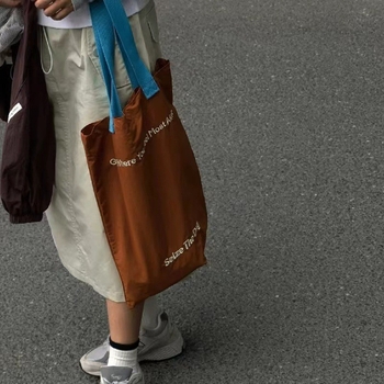 Taška z plátna so vlastným logom, výšivkou a zipsom, univerzálna dámska taška na rameno