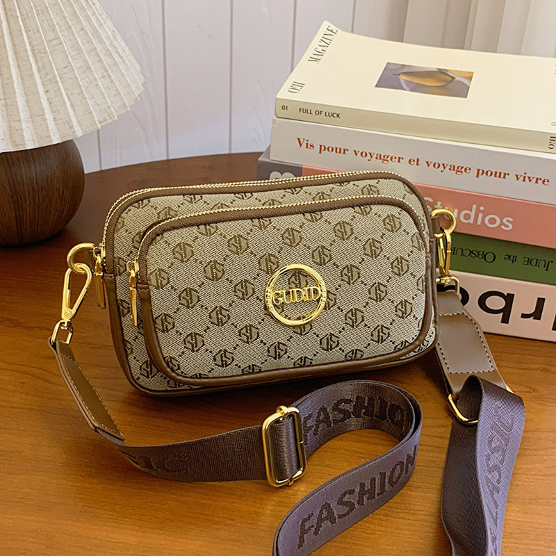 Dai fan ženska torbica za telefon 2026 – casual stil, retro široka naramenica, crossbody mini kvadratna torba za svakodnevnu upotrebu