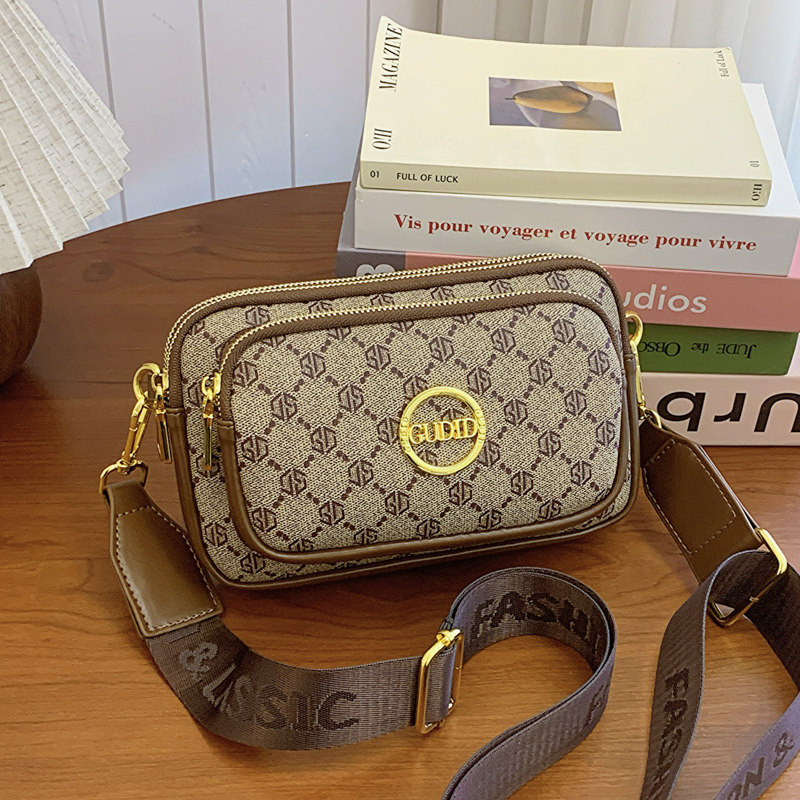 Dai fan ženska torbica za telefon 2026 – casual stil, retro široka naramenica, crossbody mini kvadratna torba za svakodnevnu upotrebu