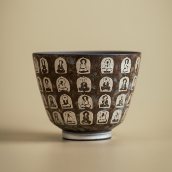 Porcelánový pohár Gongfu na čaj so strieborným povrchom, pre osobné použitie, jeden pohár, moderný čínsky štýl