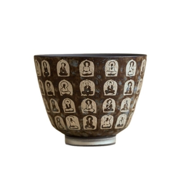 Porcelánový pohár Gongfu na čaj so strieborným povrchom, pre osobné použitie, jeden pohár, moderný čínsky štýl