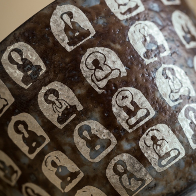 Porcelánový pohár Gongfu na čaj so strieborným povrchom, pre osobné použitie, jeden pohár, moderný čínsky štýl