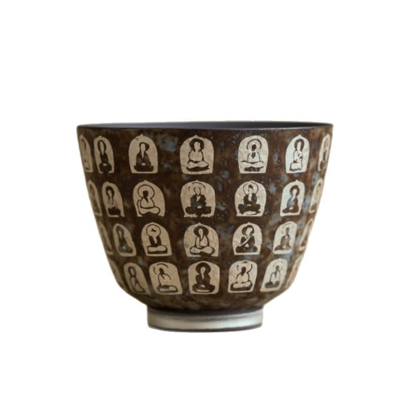 Porcelánový pohár Gongfu na čaj so strieborným povrchom, pre osobné použitie, jeden pohár, moderný čínsky štýl