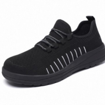 Muške radne cipele s prozračnim Fly-Knit gornjim dijelom, čelična zaštita prstiju, otporne na udar i proboj, protiv mirisa, odvlažuju vlagu