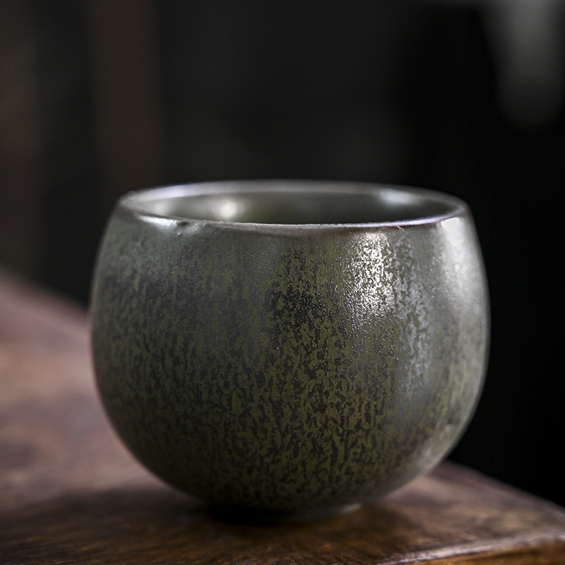 Keramický čajový set s efektom kiln-change – Gongfu teaware Jian Kiln s piatimi prvkami