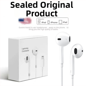 Apple žične slušalice s inline upravljačem – originalne, plug-and-play, kompatibilne s iPhone 7/14/15/16