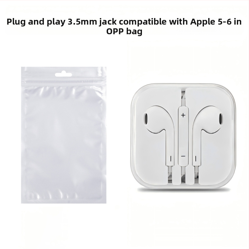 Apple žične slušalice s inline upravljačem – originalne, plug-and-play, kompatibilne s iPhone 7/14/15/16