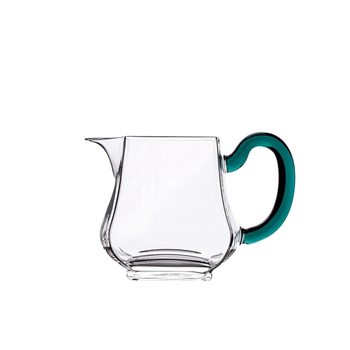 Cupa pătrată din sticlă Fairness Cup, accesorii pentru ceai în stil japonez, rezistentă la temperaturi înalte, capacitate mare, sticlă borosilikat, separare ceai-apă