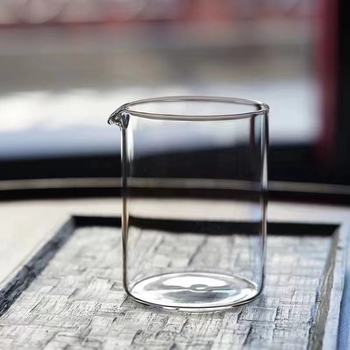 Set de ceai din sticlă borosilicat înalt, personalizat, cu ceașcă pentru distribuție uniformă a ceaiului, separator pentru ceai și tavă pentru ceai, pentru uz casnic