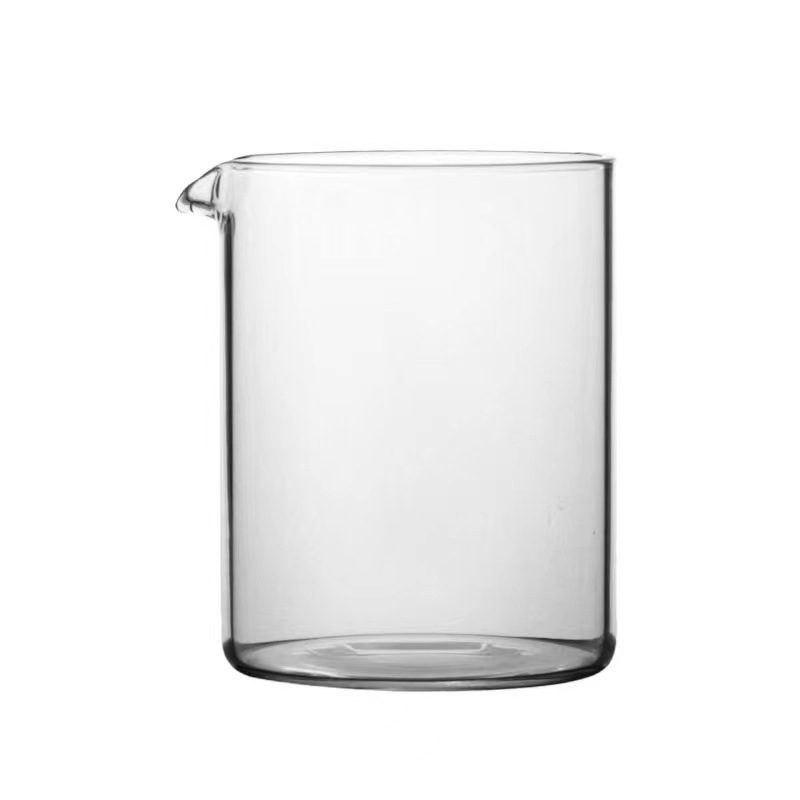 Set de ceai din sticlă borosilicat înalt, personalizat, cu ceașcă pentru distribuție uniformă a ceaiului, separator pentru ceai și tavă pentru ceai, pentru uz casnic