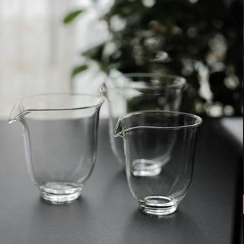 Accesorii pentru ceremonia de ceai Kung Fu, divizor izolat pentru prepararea ceaiului la birou, ceașă din sticlă borosilicat transparentă
