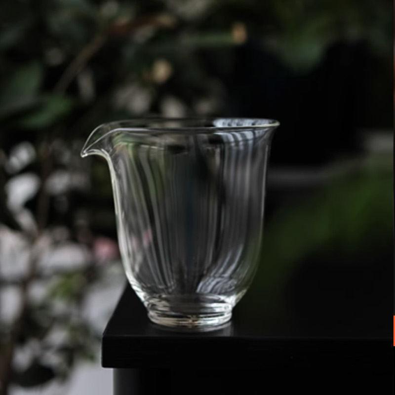 Accesorii pentru ceremonia de ceai Kung Fu, divizor izolat pentru prepararea ceaiului la birou, ceașă din sticlă borosilicat transparentă