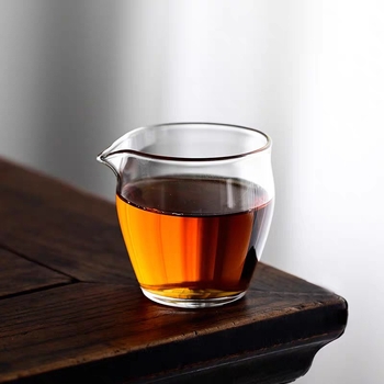 Separator de ceai din sticlă elegant pentru ceremonia gongfu, capacitate mică, pentru ospitalitate