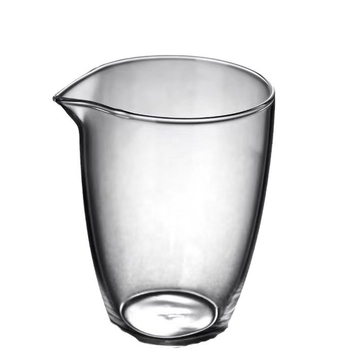 Set Kung Fu ceai din sticlă borosilikat rezistentă la temperaturi, recipient transparent pentru servire comună, Tea Sea și separator de ceai pentru turnare uniformă