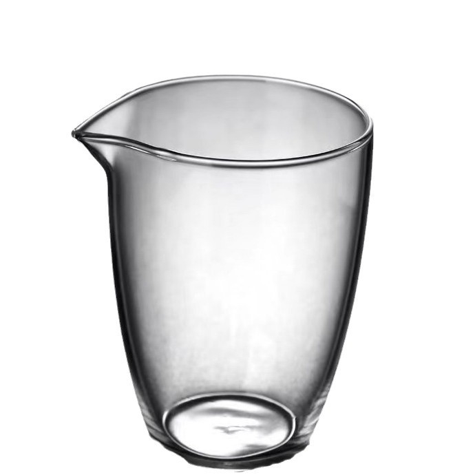 Set Kung Fu ceai din sticlă borosilikat rezistentă la temperaturi, recipient transparent pentru servire comună, Tea Sea și separator de ceai pentru turnare uniformă