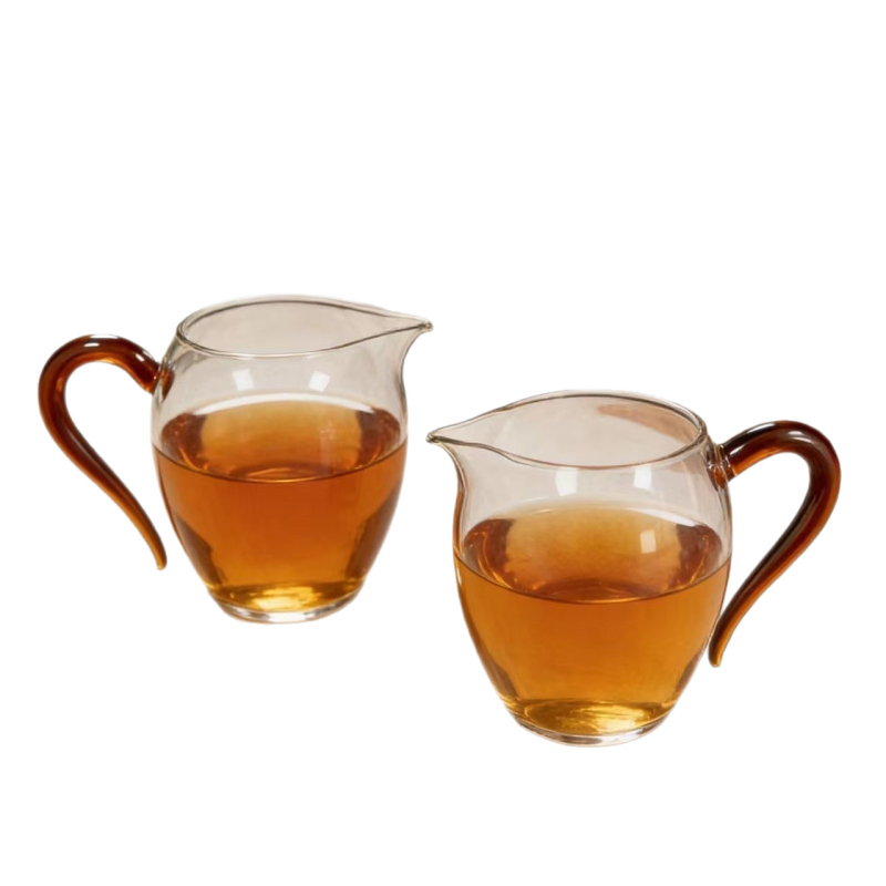 Pahar din sticlă borosilicat de înaltă calitate pentru Gongdao ceai, set de ceai premium Gongfu, accesorii pentru ceai, separator pentru ceai, recipient de ceai pentru uz casnic, arta ceaiului