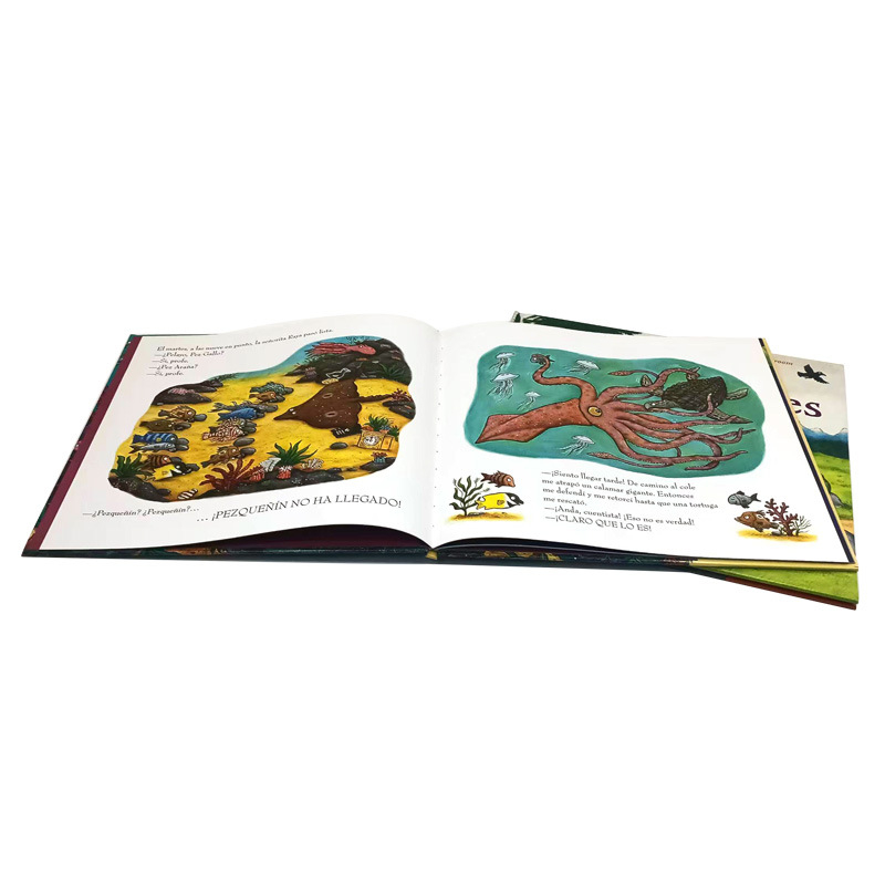 Cărți pentru copii cu ilustrații personalizate și albume cu text; format broșură sau hardcover; legare adezivă; tipografie cu douăzeci de ani de experiență