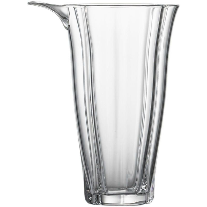 Vas de ceai din sticlă borosilicat transparent, cu filtru în formă de petală, stil japonez, rezistent la temperaturi înalte