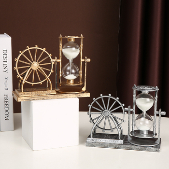 Ceas de nisip London Eye Ferris Wheel – decor modern retro, cadou pentru studenți