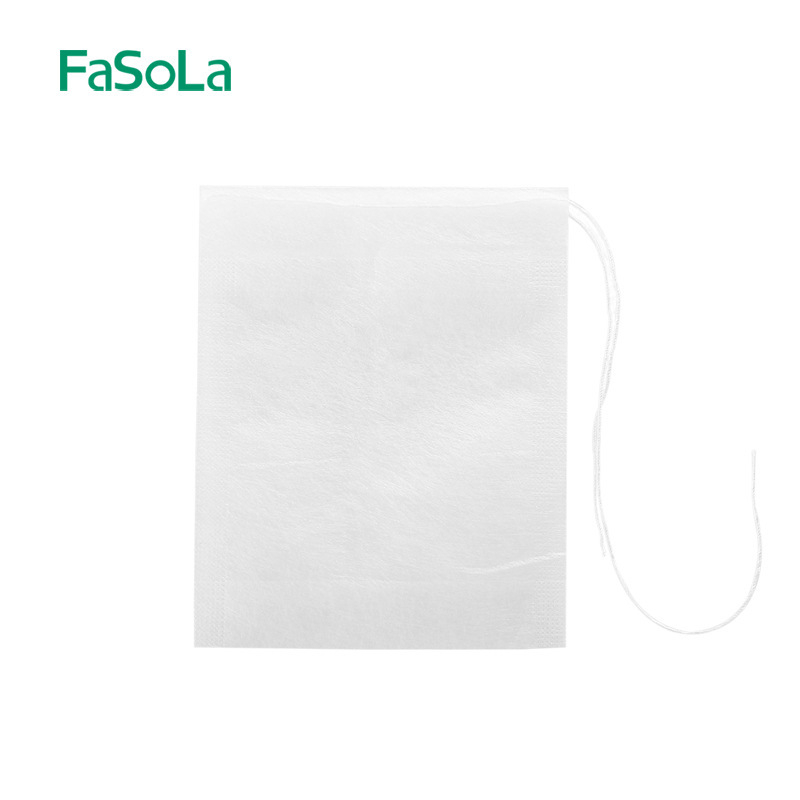 FaSoLa pungi de ceai de unică folosință pentru ceaiuri din plante, filtre din fibre de porumb, 100 de bucăți