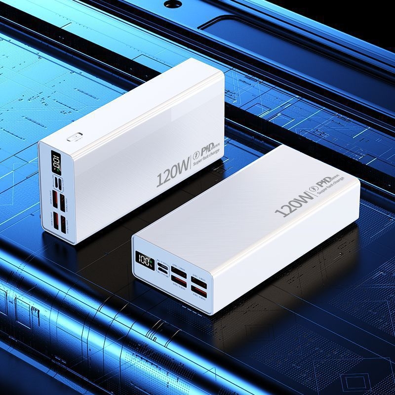 3C certificirani power bank s 120W brzim punjenjem, kapacitet 80000mAh, prijenosni