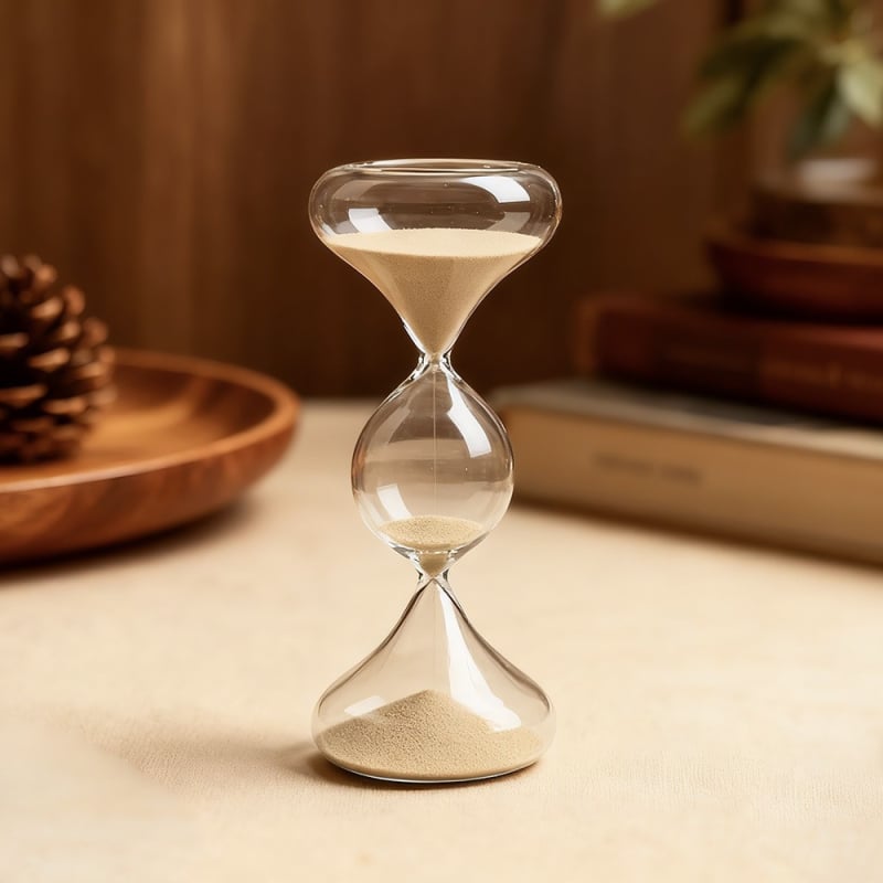Clepsidră din sticlă, creativă, cu trei straturi geometrice, decor nordic pentru casă, personalizat