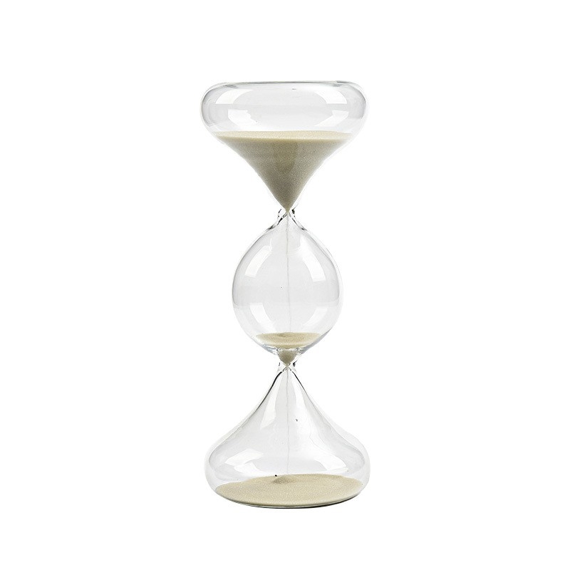 Clepsidră din sticlă, creativă, cu trei straturi geometrice, decor nordic pentru casă, personalizat