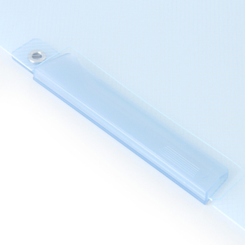 Deli 5546 clip rotativ pentru rapoarte (albastru) dosar A4 transparent