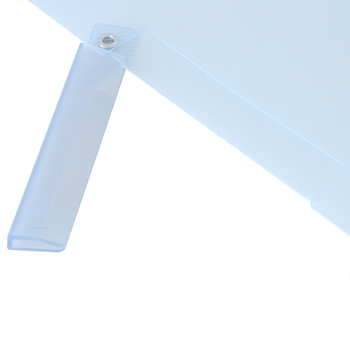 Deli 5546 clip rotativ pentru rapoarte (albastru) dosar A4 transparent