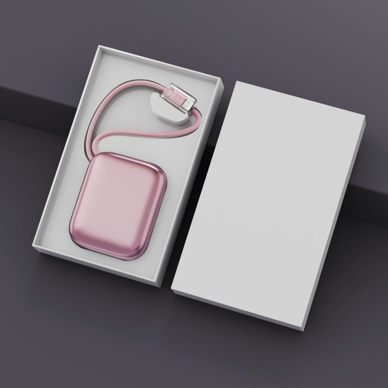 Mini power banka 10000mAh s ugrađenim kabelom, kompakno brzo punjenje, prilagođeni logo