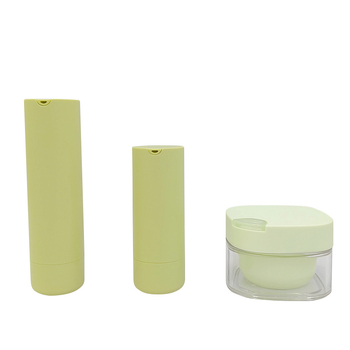 ABS kozmetikai üvegkészlet csavaró zárófedéllel, négyszögletes üvegek lotionhoz és esszenciához, arckrém