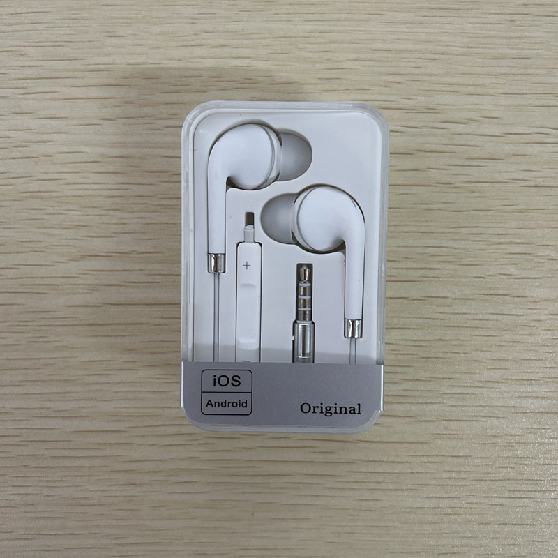 Macaron жични In-Ear слушалки, 3,5 мм кръгъл жак и инлайн контрол, съвместими с Apple, Android и Huawei MP3 устройства