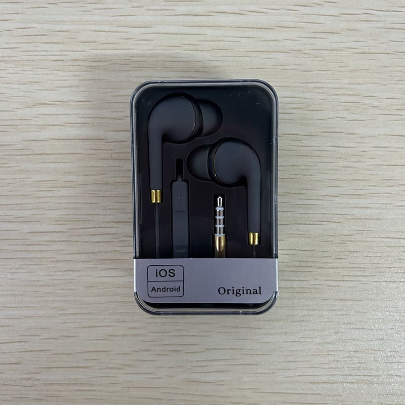 Macaron жични In-Ear слушалки, 3,5 мм кръгъл жак и инлайн контрол, съвместими с Apple, Android и Huawei MP3 устройства