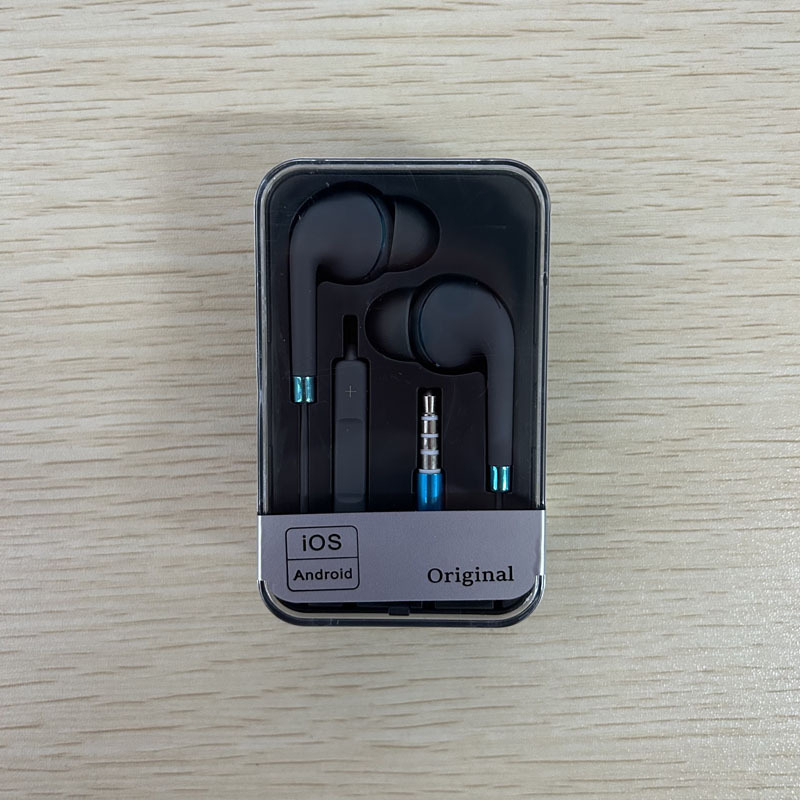 Macaron жични In-Ear слушалки, 3,5 мм кръгъл жак и инлайн контрол, съвместими с Apple, Android и Huawei MP3 устройства